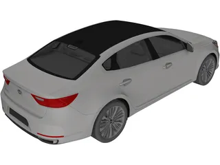 Kia Cadenza (2017) 3D Model preview