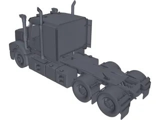 Mack Superliner 3D Model preview