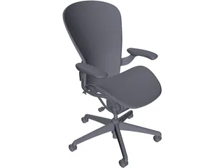Herman Miller Aeron Chair 3D Model preview