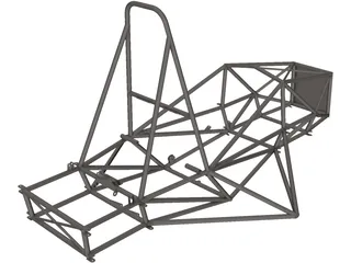 FSAE Frame 2017 3D Model preview