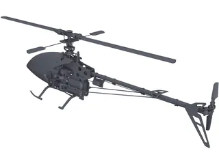 RC Helicopter 3D Model preview