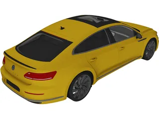 Volkswagen Arteon R-Line (2018) 3D Model preview