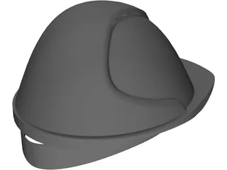 Security Helmet 3D Model preview