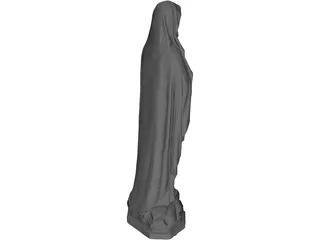 Virgin Mary 3D Model preview