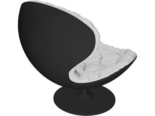 Arm Chair 3D Model preview