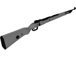 Mauser Karabiner 3D Model preview