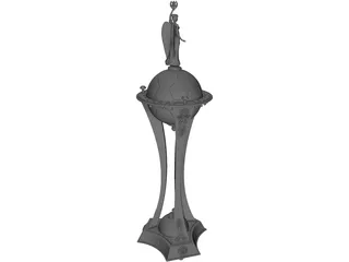Ukrainian Football Cup 3D Model preview