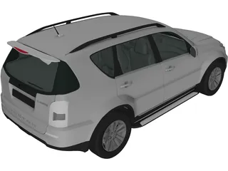 SsangYong Rexton 3D Model preview