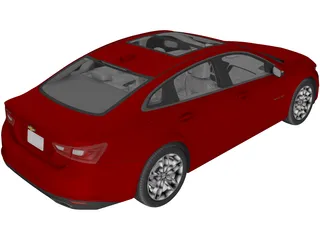 Chevrolet Malibu (2018) 3D Model preview