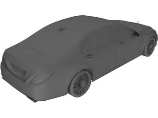 Mercedes-Benz S63 AMG W222 (2014) 3D Model preview
