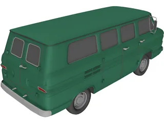 Chevrolet Corvair Greenbrier (1961) 3D Model preview