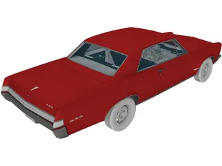 Pontiac Lemans (1965) 3D Model preview