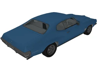 Pontiac Lemans (1971) 3D Model preview
