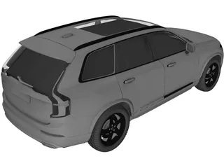 Volvo XC90 (2015) 3D Model preview