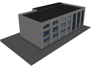 School 3D Model preview