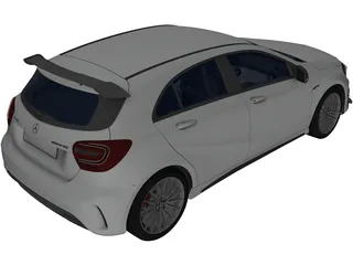 Mercedes-Benz A45 AMG 3D Model preview