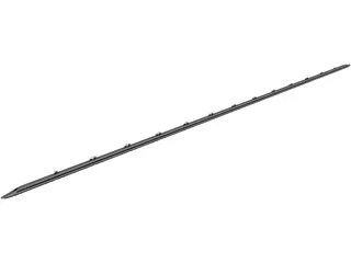 Bullet Train 3D Model preview