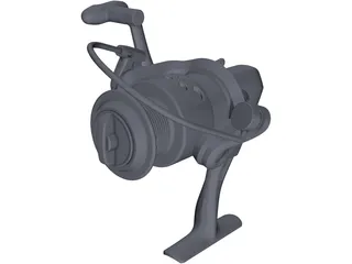 Fishing Reel 3D Model preview