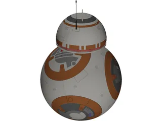 BB8 Droid 3D Model preview