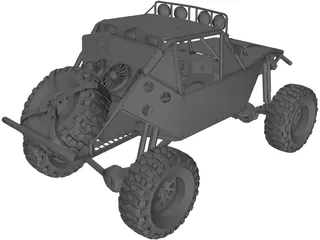 Dune Buggy 3D Model preview