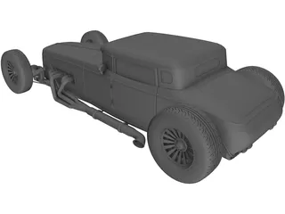Rat Rod 3D Model preview