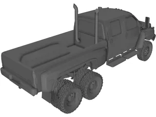 GMC C4500 Top Kick 6x6 3D Model preview