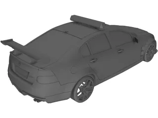 Holden HSV W427 Police 3D Model preview