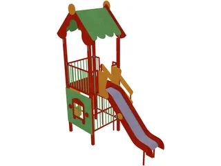 Park Slides 3D Model preview