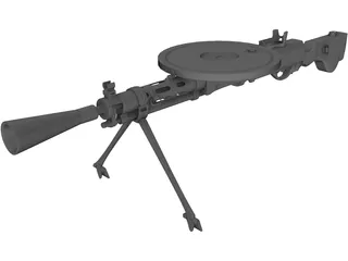 DP-28 3D Model preview