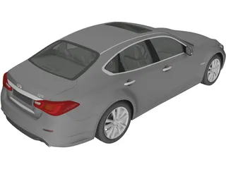 Infiniti Q70 (2015) 3D Model preview