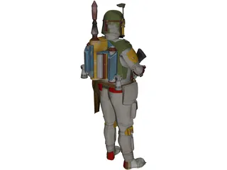 Boba Fett 3D Model preview
