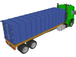 Truck 3D Model preview