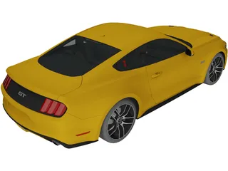Ford Mustang GT 3D Model preview