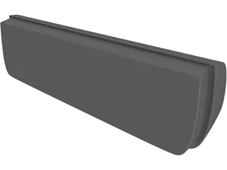Samsung Split Unit Air Conditioner 3D Model preview