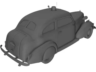 Buick Special (1937) 3D Model preview