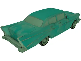 Chevrolet Bel Air Classic (1952) 3D Model preview