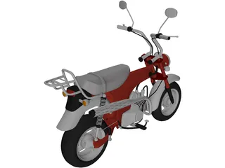 Honda CT70 (1969) 3D Model preview