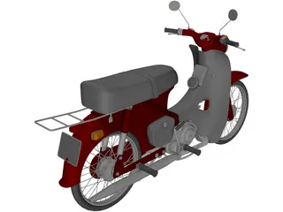 Moped 3D Model preview