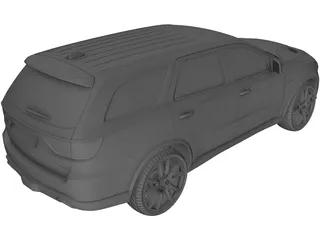 Dodge Durango SRT8 (2018) 3D Model preview