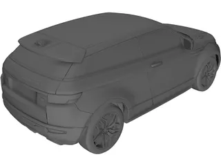 Land Rover Evoque (2018) 3D Model preview