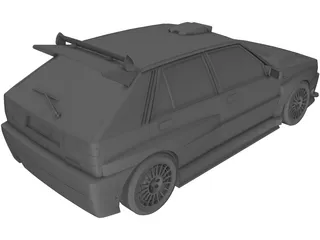 Lancia Delta HF Integrale Evoluzione 3D Model preview