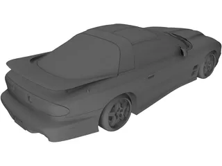 Pontiac Firebird Trans Am WS6 3D Model preview