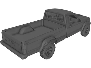 Jeep Comanche (1988) 3D Model preview