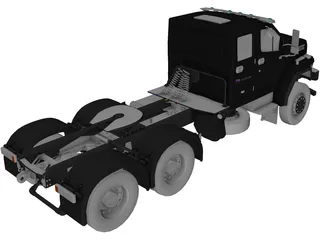 Ural Next Neo 6x4 Truck 3D Model preview