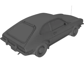 Ford Pinto Runabout (1973) 3D Model preview