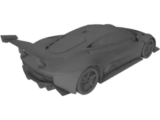 Jaguar C-X75 R3 Spec (2017) 3D Model preview