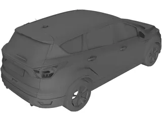 Ford Kuga (2016) 3D Model preview