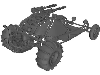 Sand Rail 3D Model preview