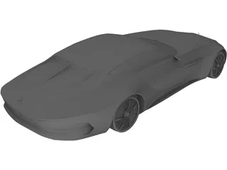 Mercedes-Maybach Vision 6 Cabriolet 3D Model preview