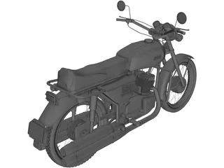 Jawa 350-634 (1978) 3D Model preview